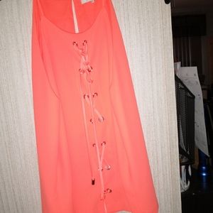 Parker size medium sleeveless Coral Blouse
